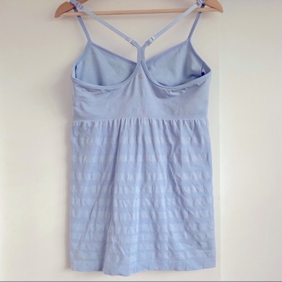 Lululemon Athletic Tank Top NWOT Size 8-10 light blue strappy - Picture 1 of 7